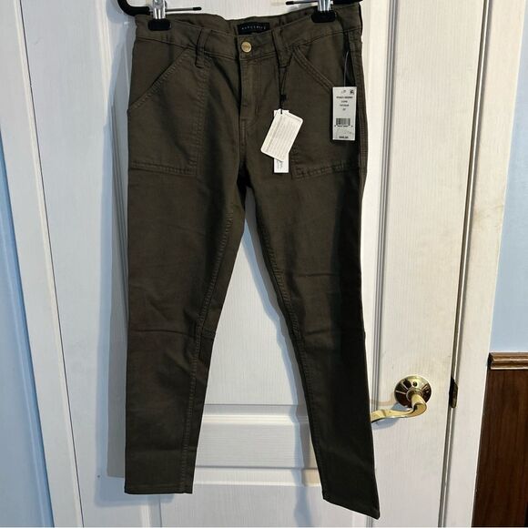 Sanctuary Admiral Skinny Utility Pants Fatigue Olive Green Size 27 - Picture 1 of 12